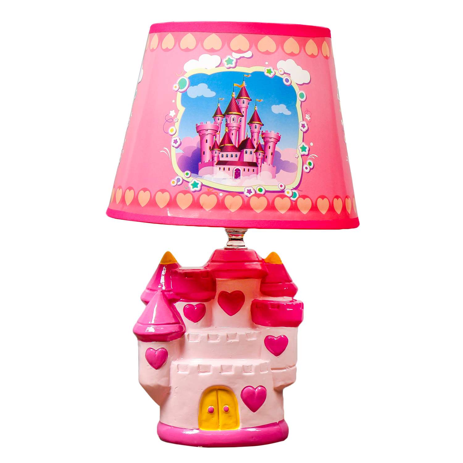 Лампа настольная RISALUX Королевство розовый E14 40Вт 220В - фото 1