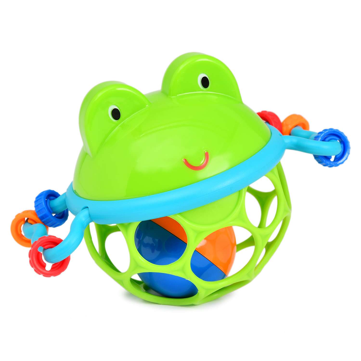 Развивающая игрушка-мяч Oball Лягушонок - фото 1