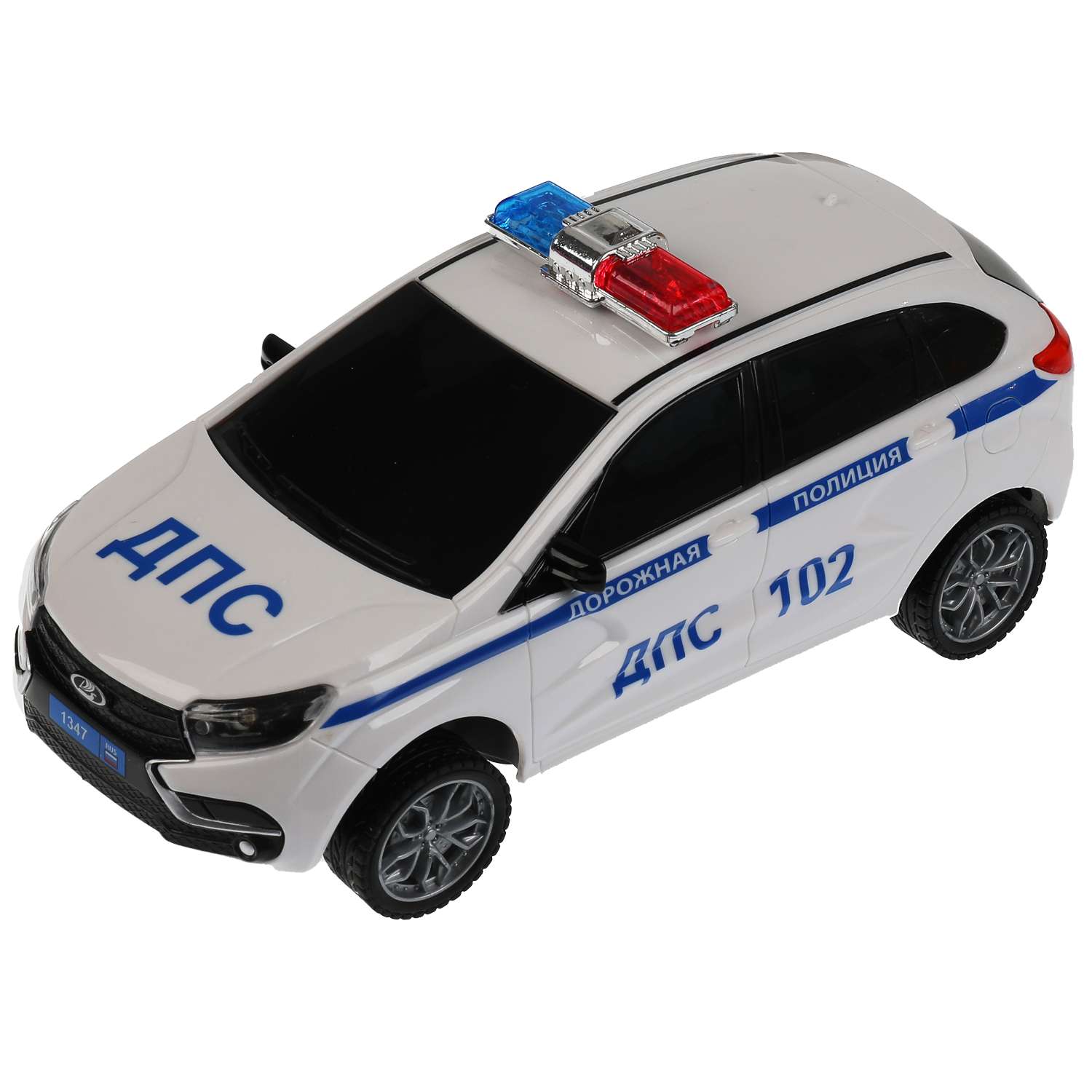 Машина Технопарк РУ Lada Xray Полиция 316344 - фото 4