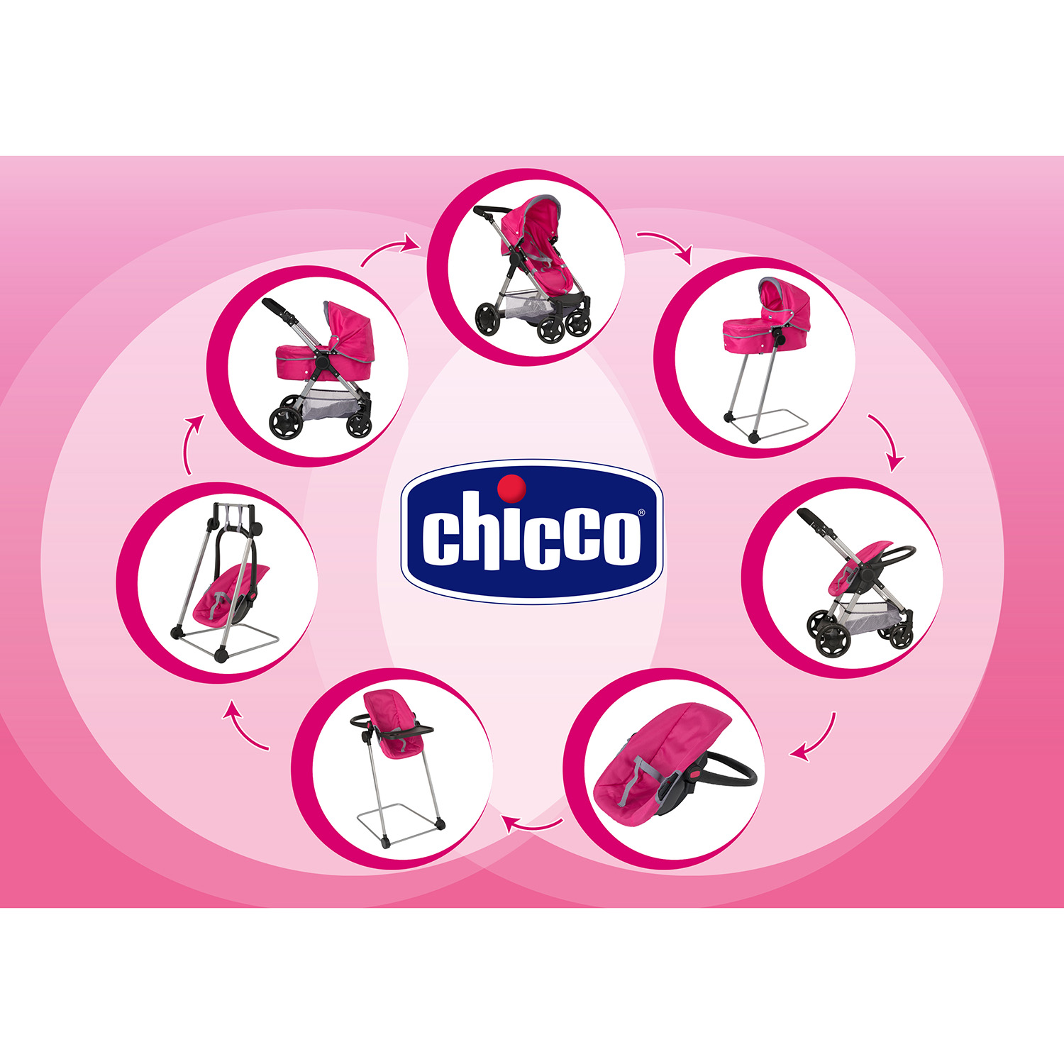 Коляска для кукол Chicco Evolve Travel 1423582 1423582 - фото 13