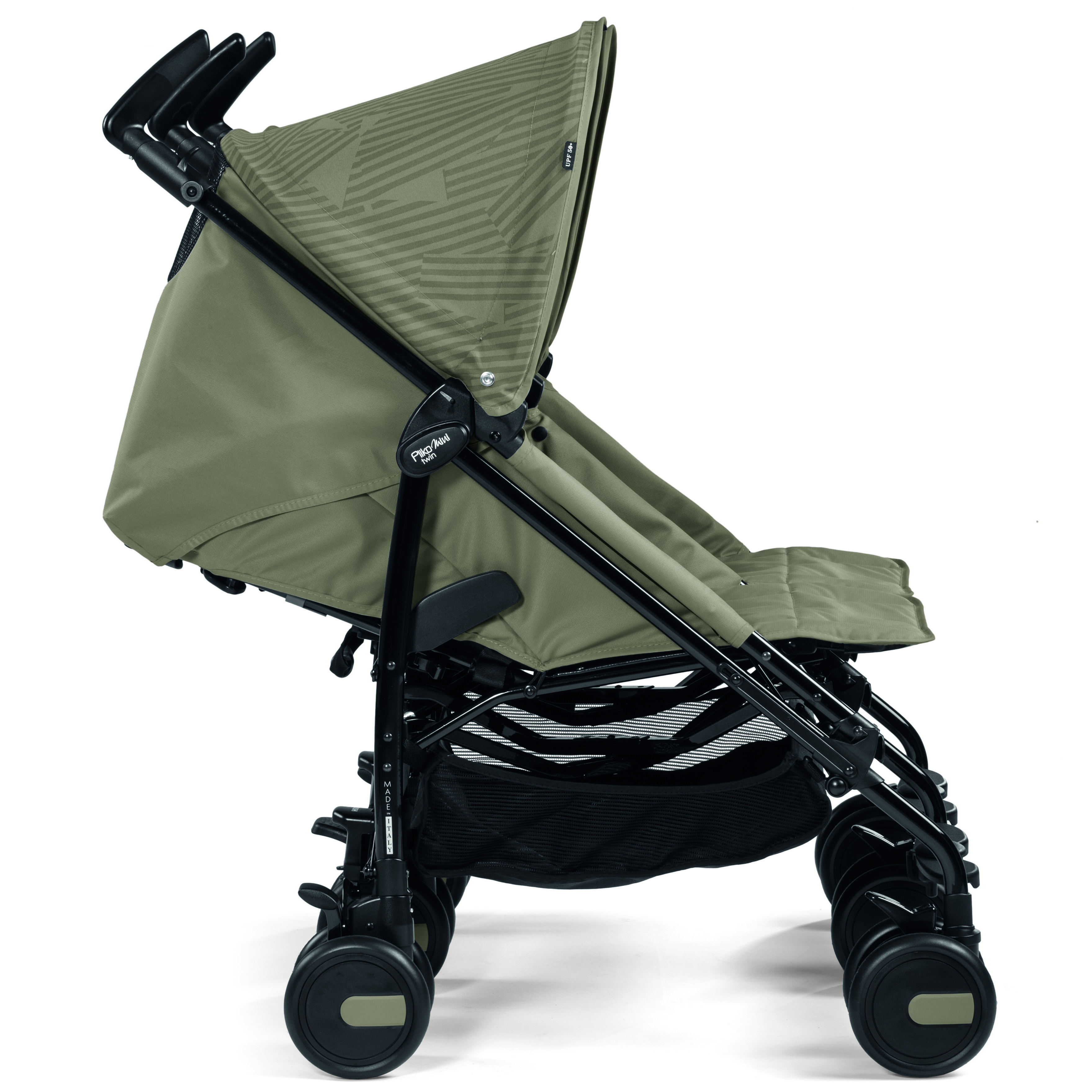 Коляска Peg-Perego Pliko Mini Twin Geo Beige - фото 3