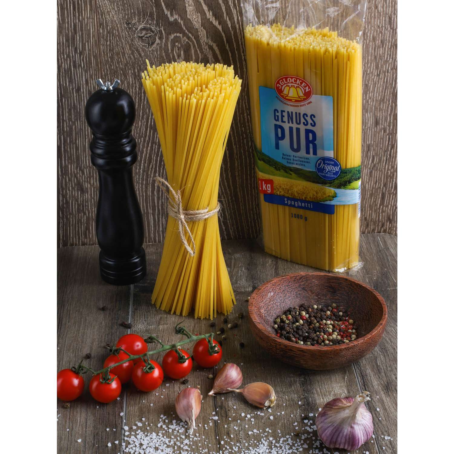 Макаронные изделия 3 Glocken GP Spaghetti спагетти 1 кг. - фото 2