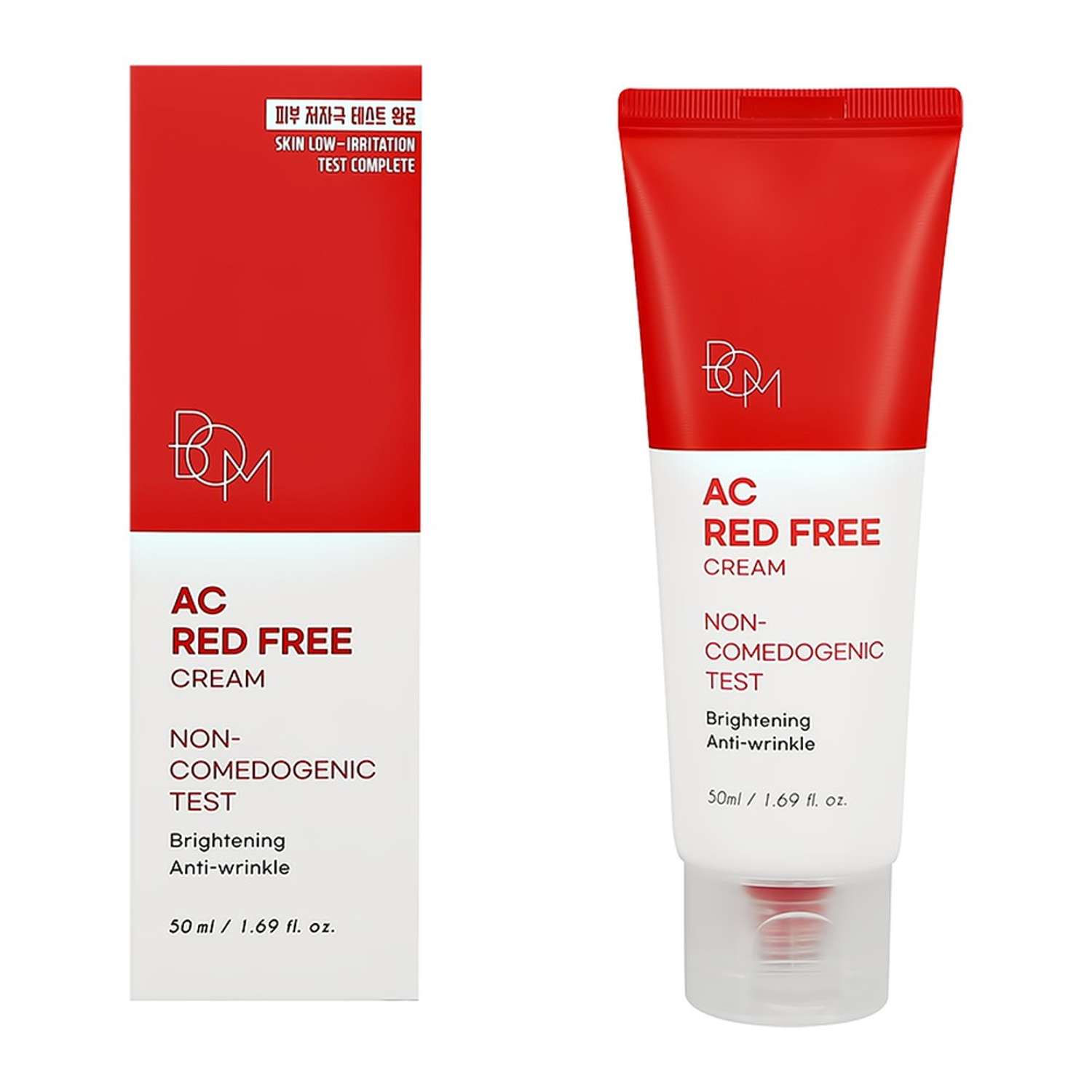 Крем для лица BOM Ac red free с коллоидной серой и ниацинамидом против несовершенств кожи 50 мл - фото 4