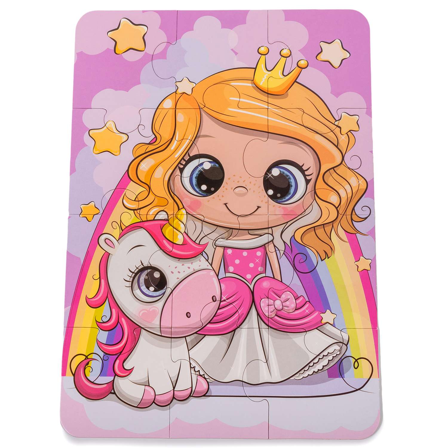 Пазл Дрофа-Медиа Baby puzzle Принцесса и единорог 4035 - фото 6