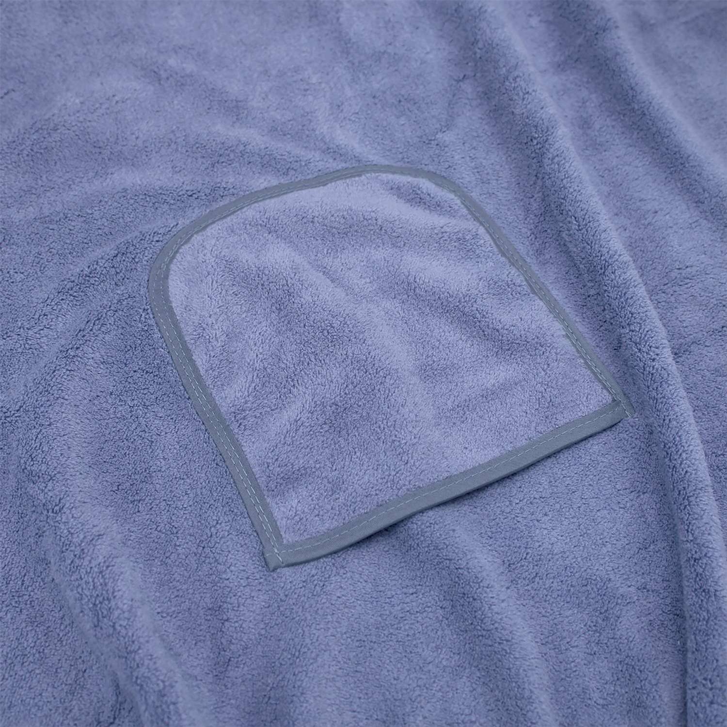 Махровое полотенце BRAVO Килт мужской 80х150 синий - фото 3