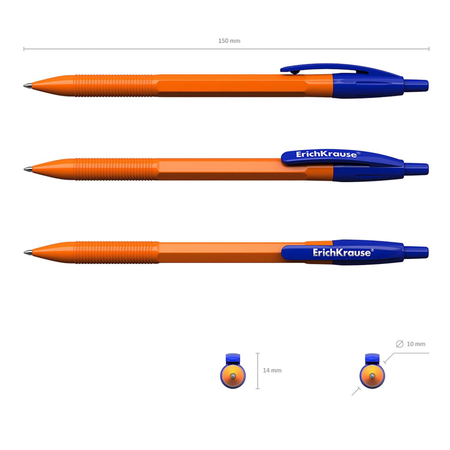 Ручка шариковая ErichKrause R-301 Orange Matic 46760 - фото 7