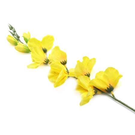 Цветок искусственный Astra Craft Гладиолусы 80 см цвет желтый