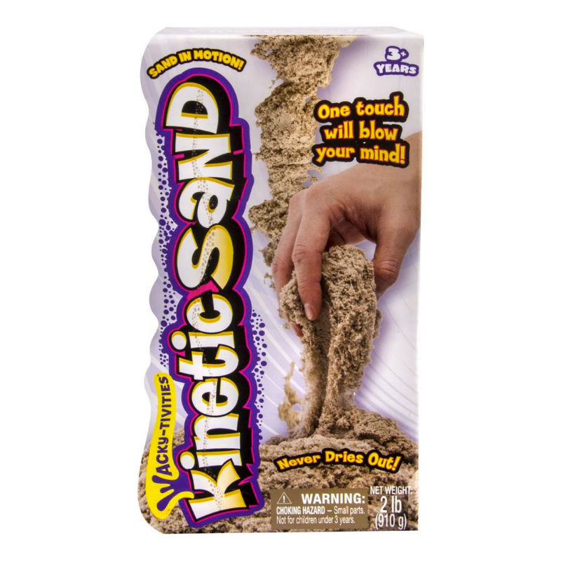 Песок для лепки Spin Master Kinetic sand(коричневый) 910 гр. - фото 1