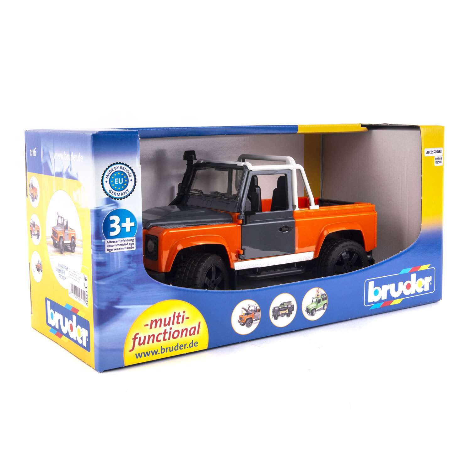 Внедорожник-пикап Bruder Land Rover Defender 02-591 02-591 - фото 3