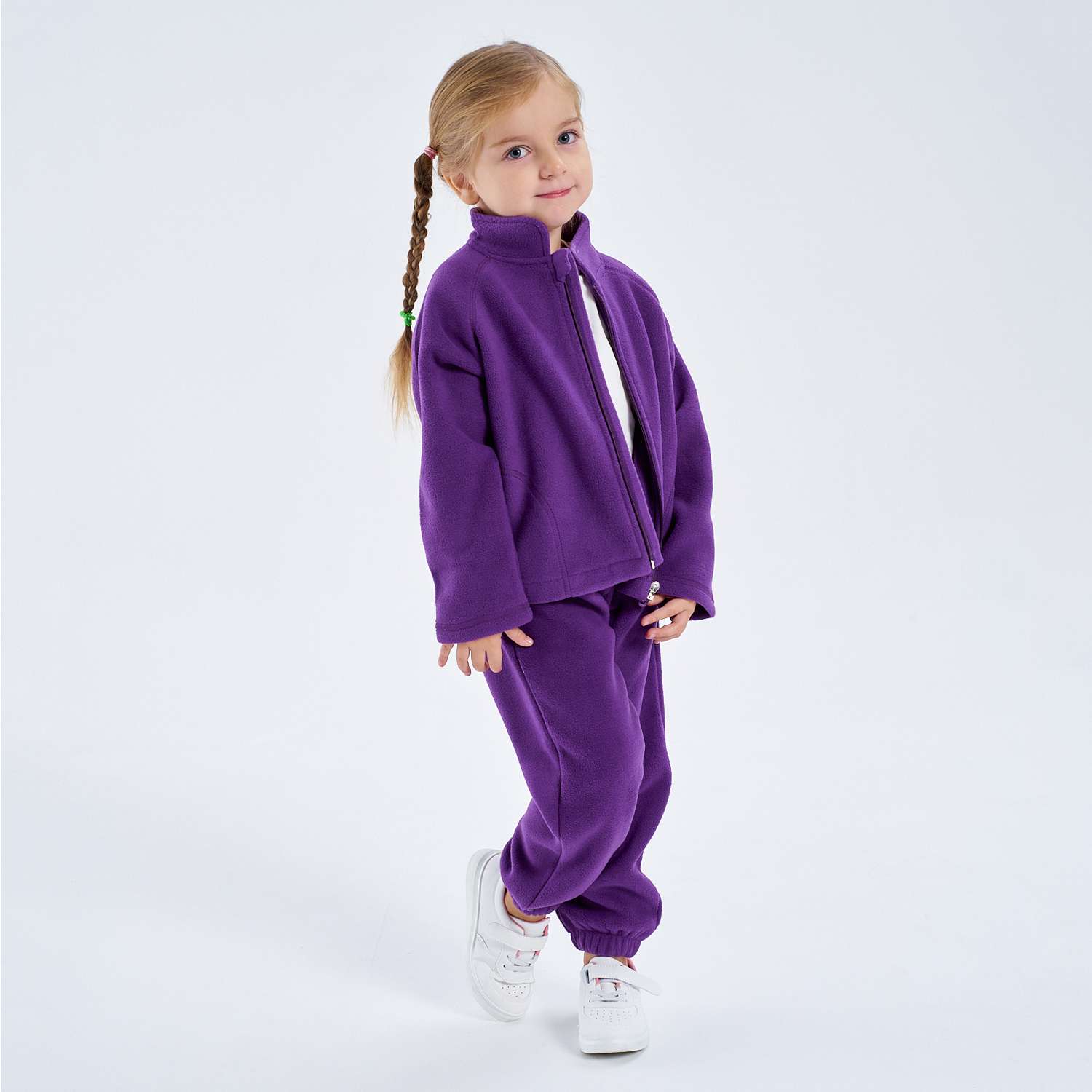Костюм CHILDREAM костюм флисовый поддева фиолетовый - фото 2