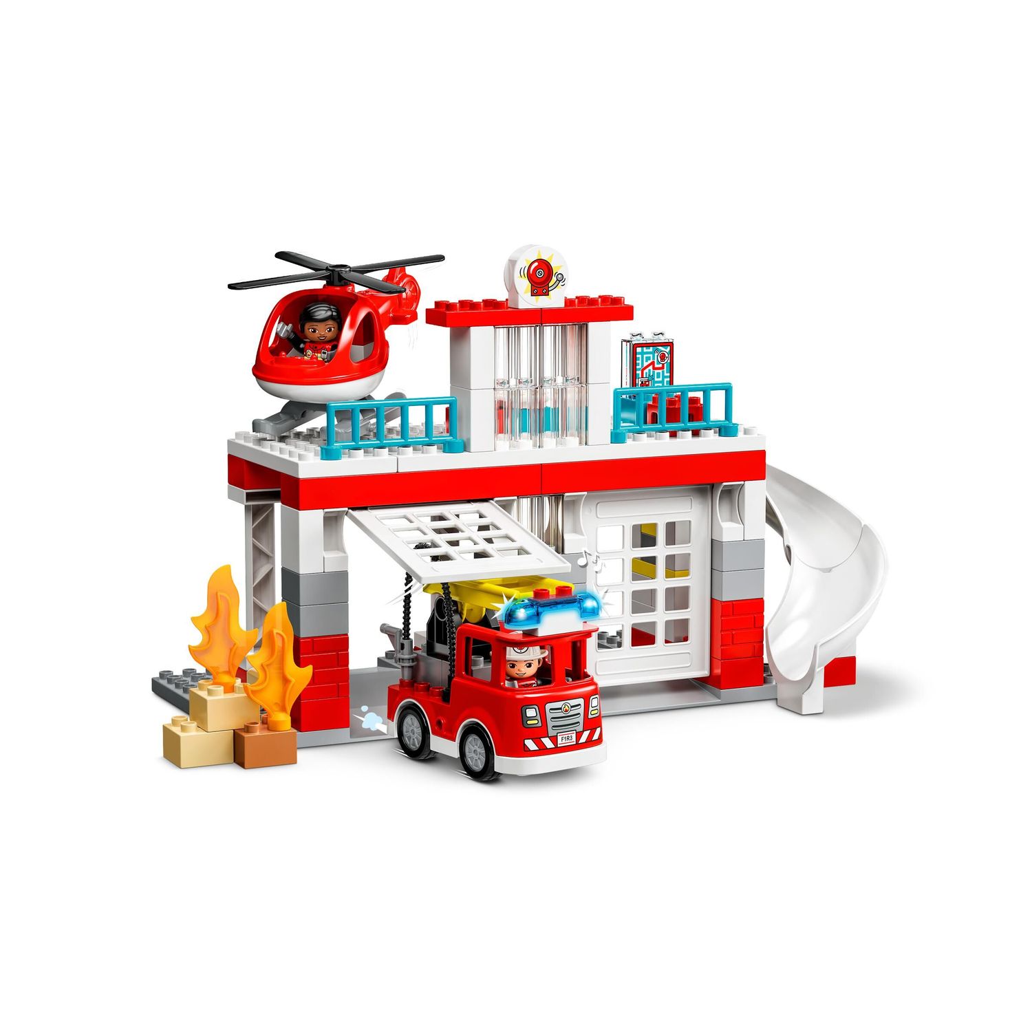 Конструктор LEGO DUPLO Town Пожарная часть и вертолёт 10970