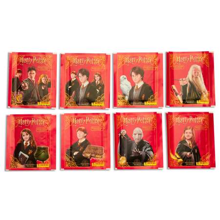 Бокс с наклейками Panini Harry Potter Гарри Поттер Руководство для магов и волшебниц 50 пакетиков