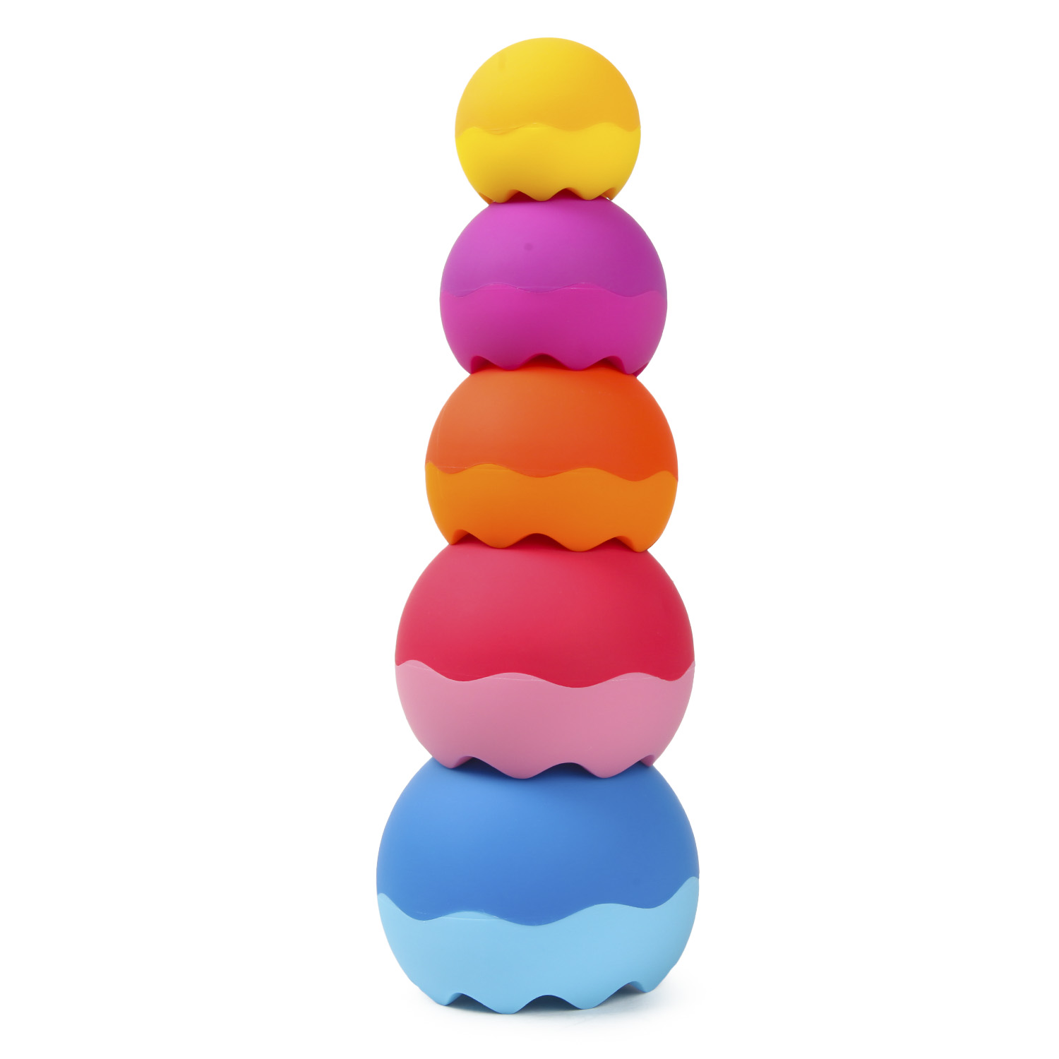 Пирамидка Fat Brain Toy 7деталей Разноцветный F070ML - фото 6