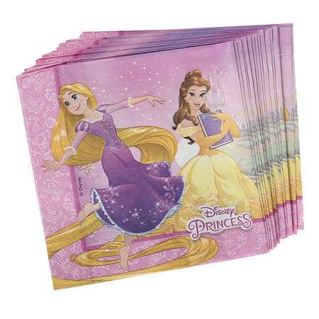 Бумажные салфетки Princess Heartstrong двухслойные 33x33 см 20 шт