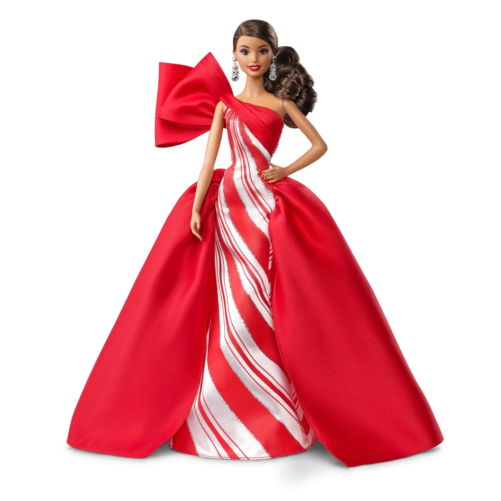 Кукла Barbie 2019 Праздничная Брюнетка FXF03 FXF03 - фото 1