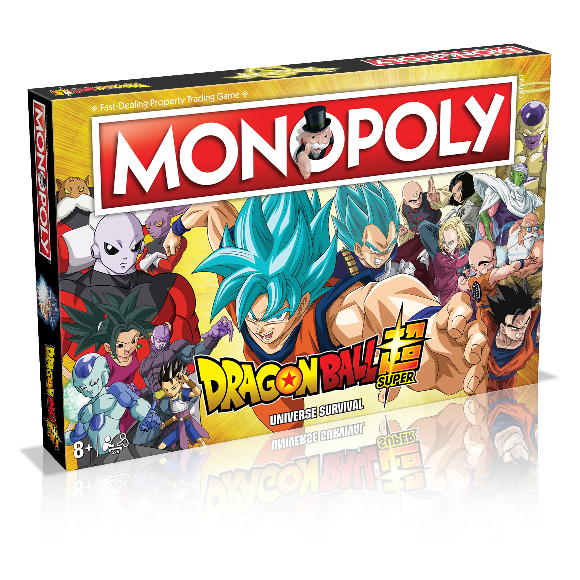 Настольная игра Winning Moves Монополия Dragon Ball Super на английском языке - фото 1