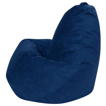 Кресло-мешок DreamBag Синий Велюр XL