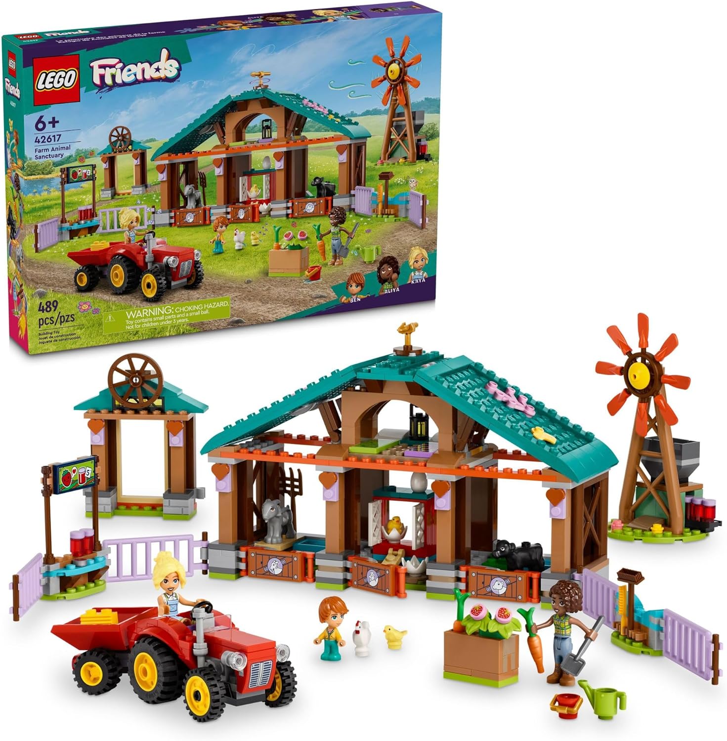 Конструктор LEGO Friends 42617 Приют для сельскохозяйственных животных