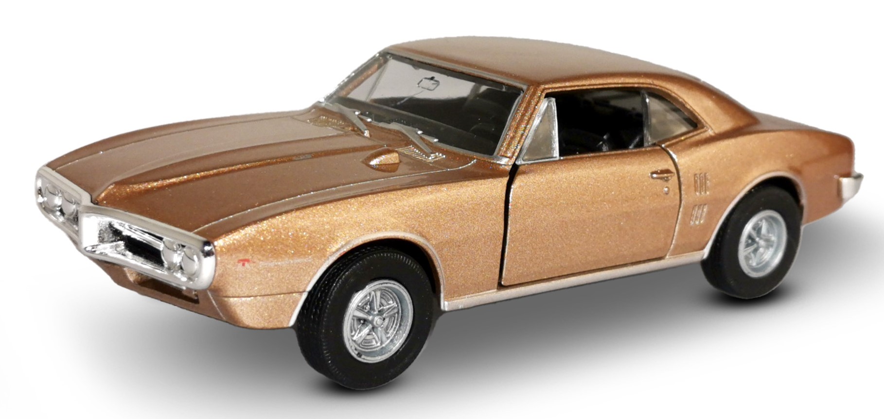 Машинка WELLY модель 1967 Pontiac Firebird 1:38 золотая