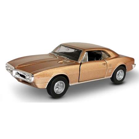 Машинка WELLY модель 1967 Pontiac Firebird 1:38 золотая