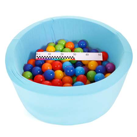 Сухой бассейн Тутси игровой с комплектом шаров поролон голубой 160 шт d8 см 85х40 см