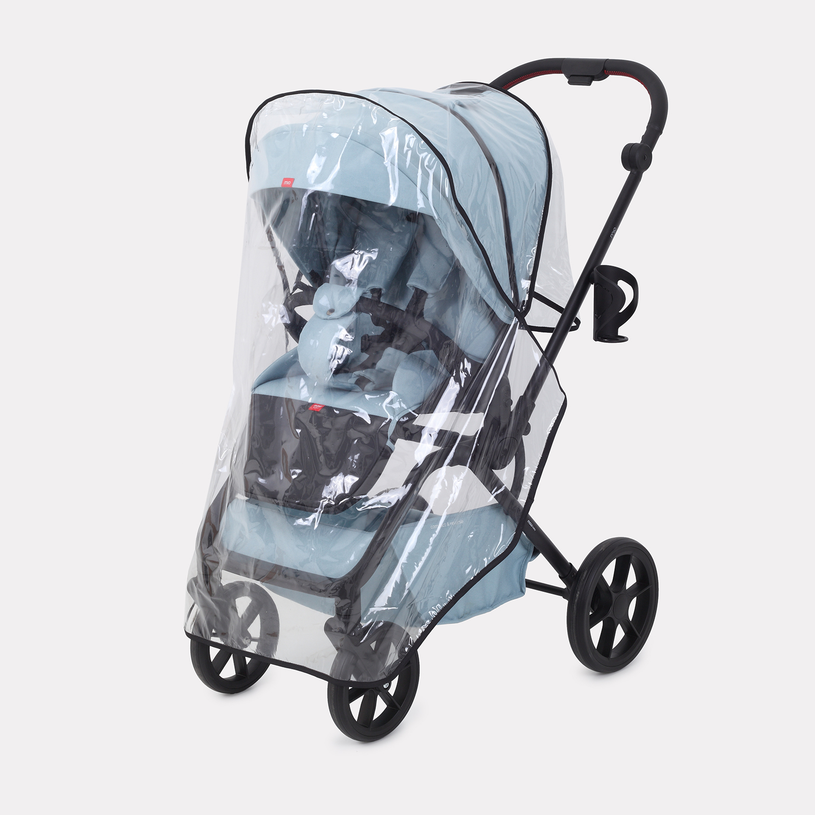 Коляска детская MOWbaby Mio MB102 Blue - фото 9