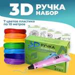 3D ручка ECC Market 3D Pen PRO 7 розовая