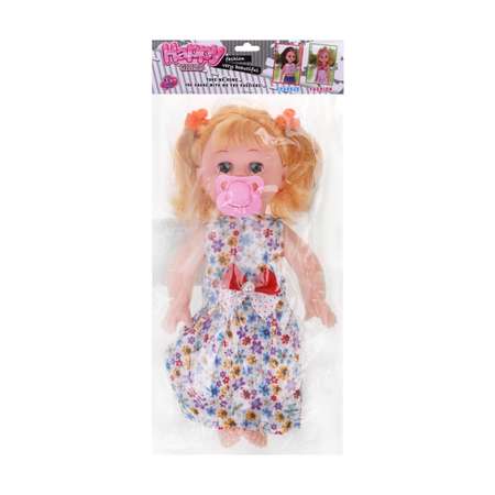 Кукла Наша Игрушка с озвучкой для девочки размер 35 см