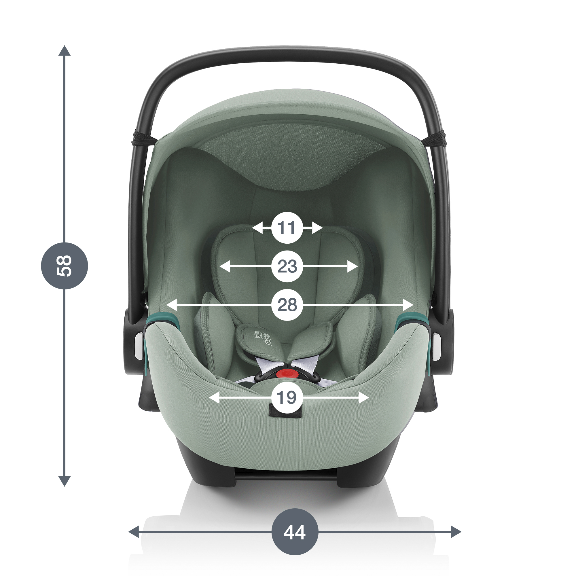 Автокресло Britax Roemer BABY-SAFE 3 i-SIZE Jade Green - фото 10