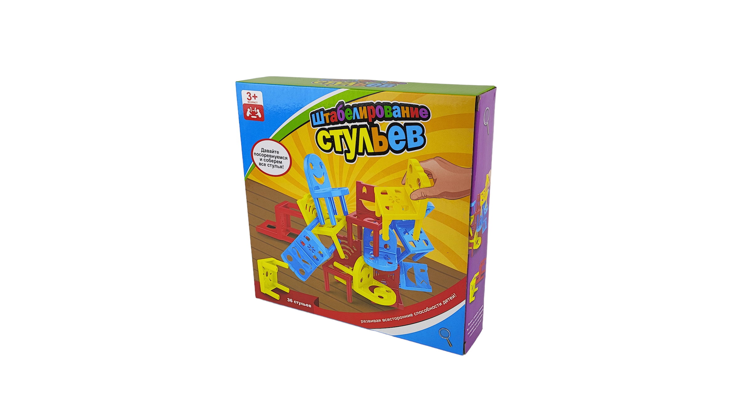 Развивающая игра CJ Toys Балансирующие стулья