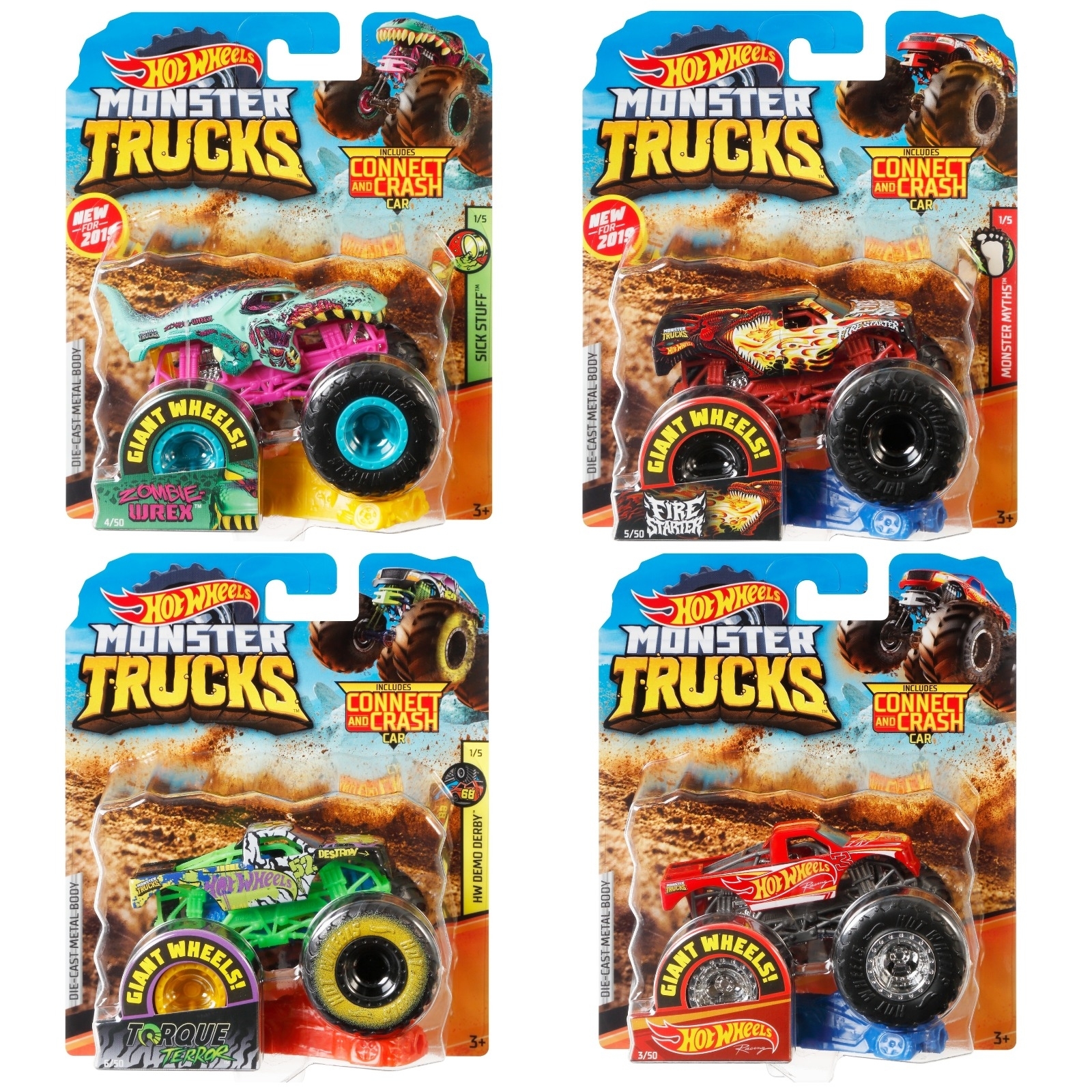 Машинка Hot Wheels Monster Trucks в ассортименте FYJ44