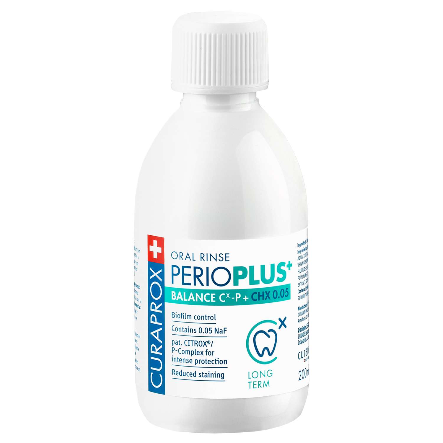 Жидкость-ополаскиватель Curaprox Perio Plus Balance CHX 0.05% 200 мл - фото 2