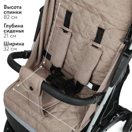 Коляска прогулочная Babyton Rapid Brown