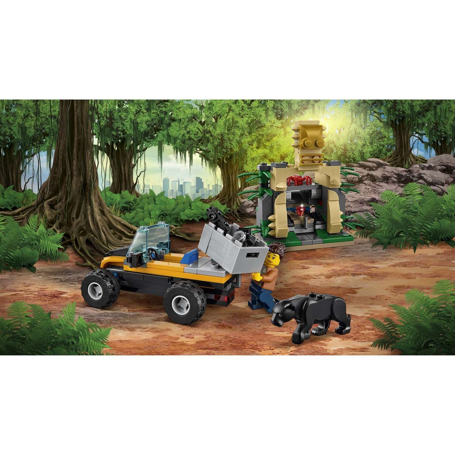 Конструктор LEGO City Jungle Explorers Миссия "Исследование джунглей" (60159) - фото 6