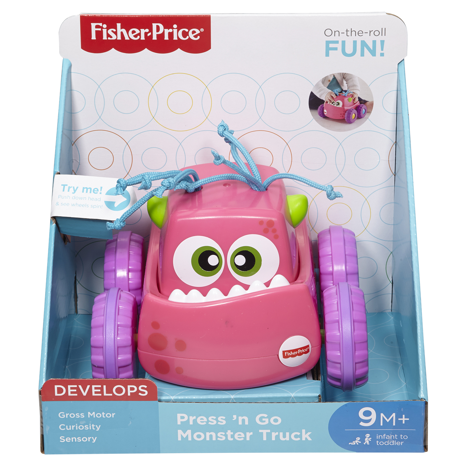 Игрушка Fisher Price Monster Розовая DRG14 купить по цене 199 ₽ в  интернет-магазине Детский мир