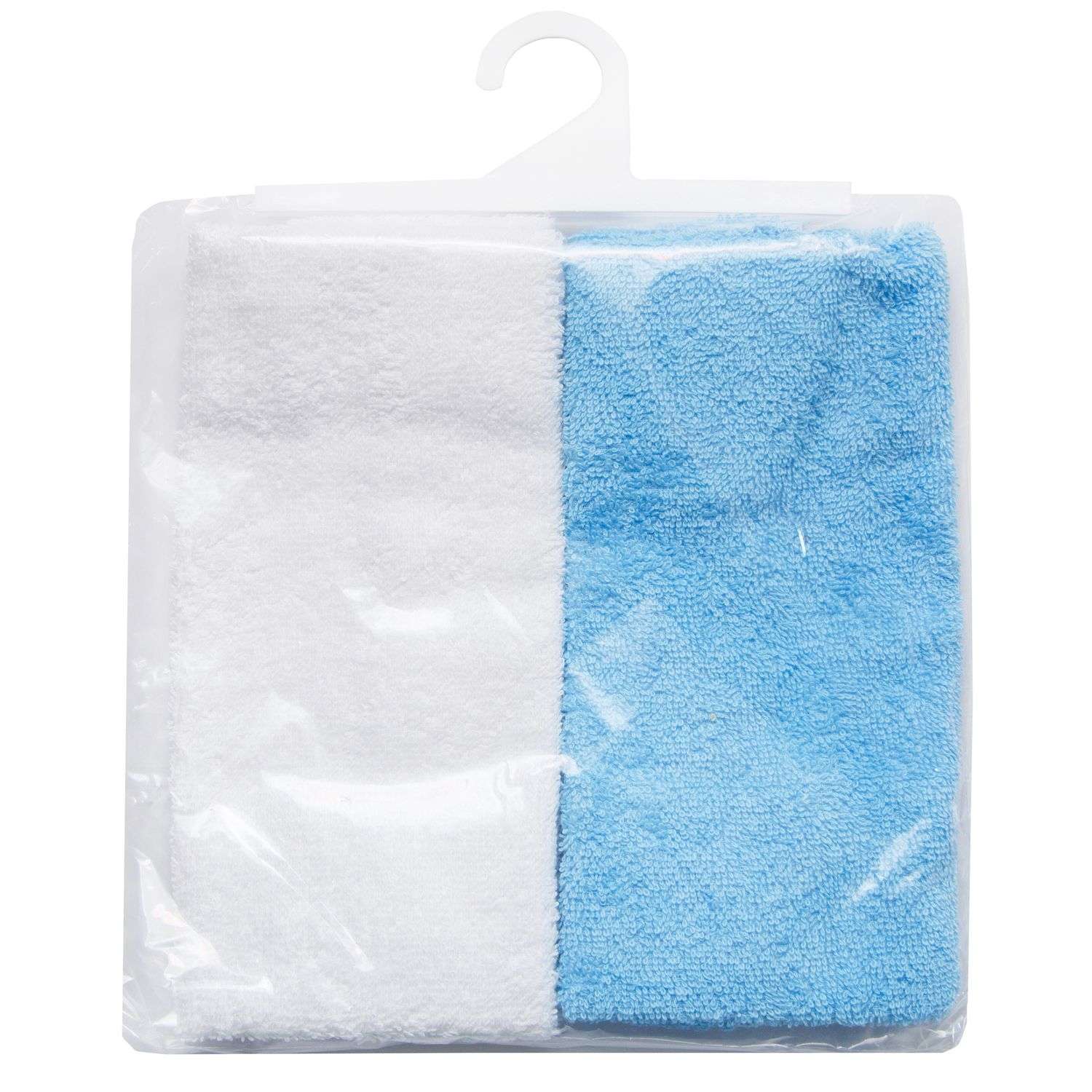 Полотенце-салфетка для кормления Amarobaby Soft Care 2шт Белый-Голубой - фото 2