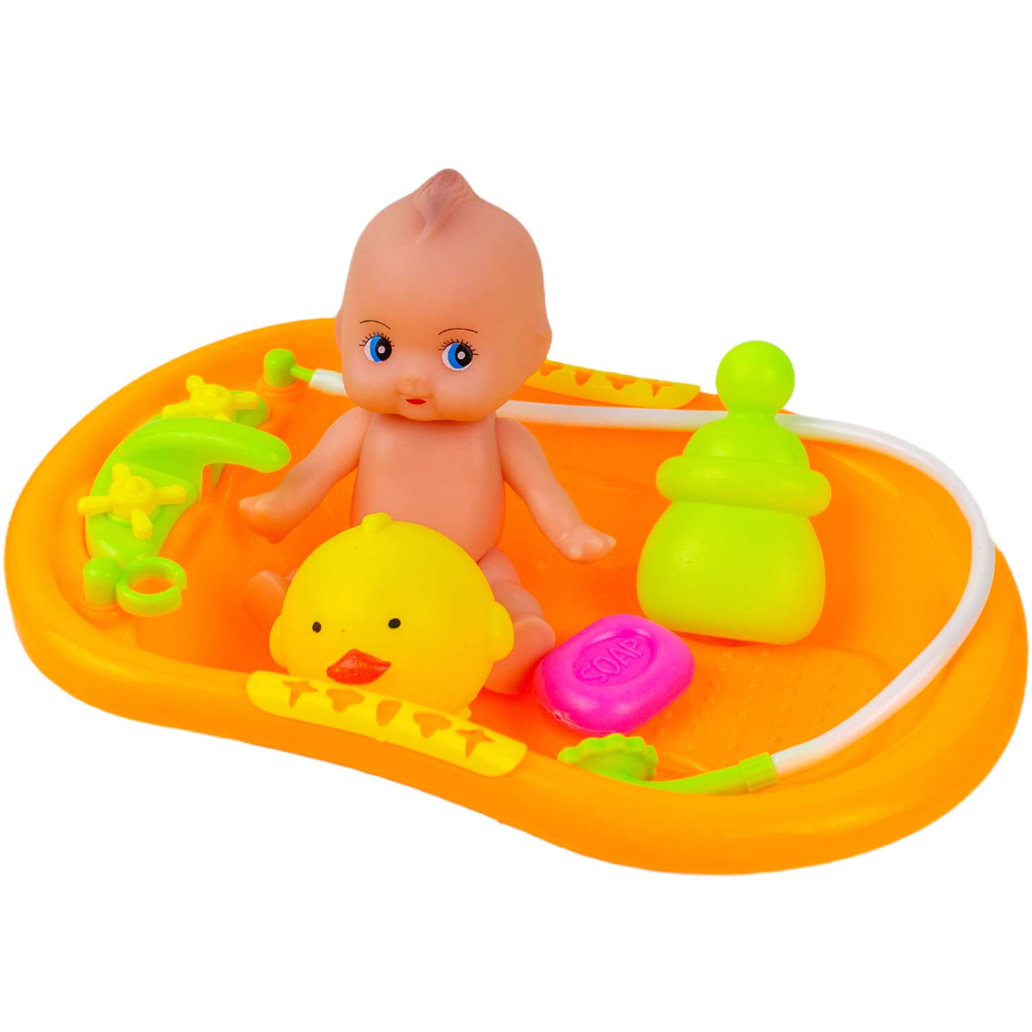 Игрушка для купания Story Game 669-553B2/оранжевый - фото 1