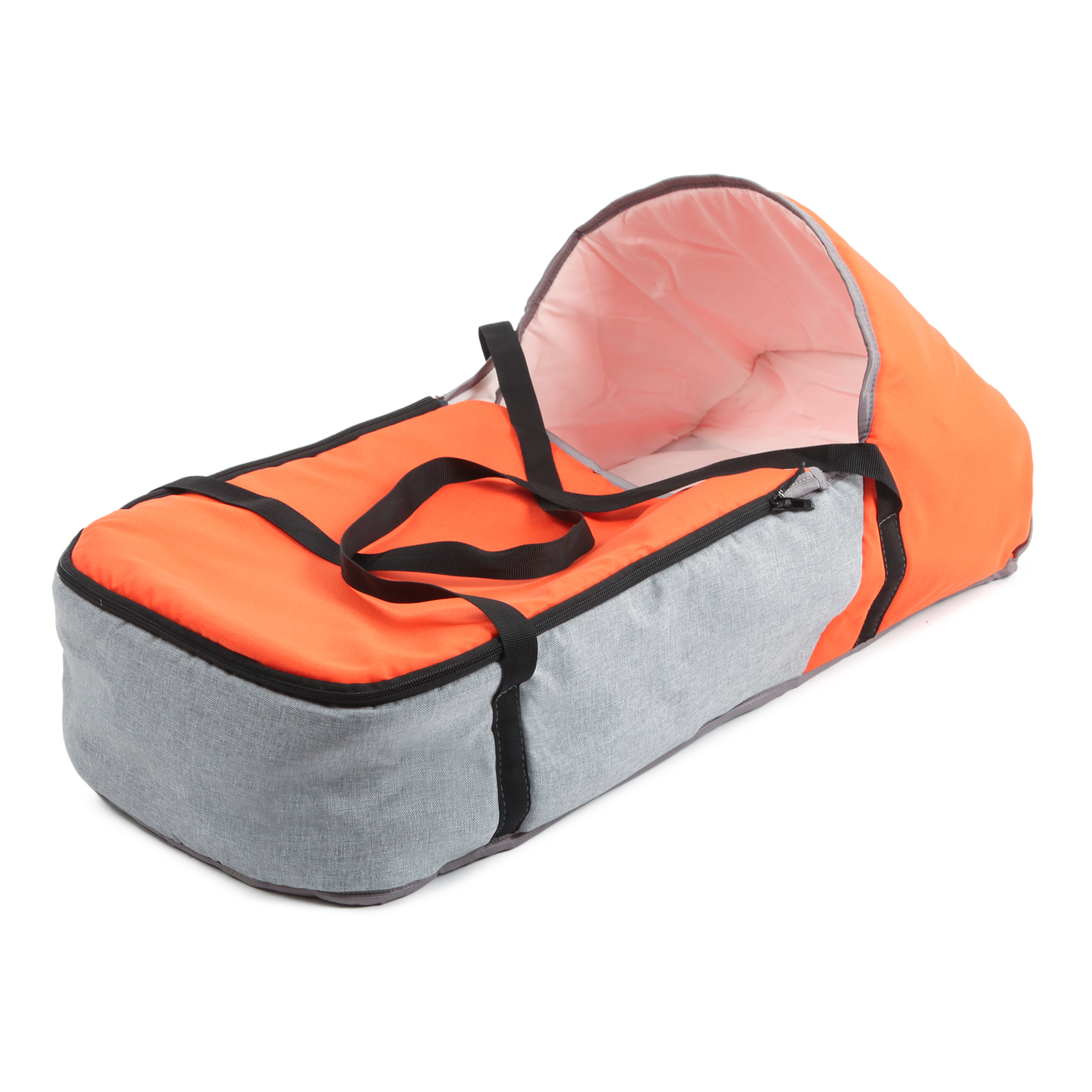 Коляска трансформер Babyton Pillo Grey-Orange - фото 10