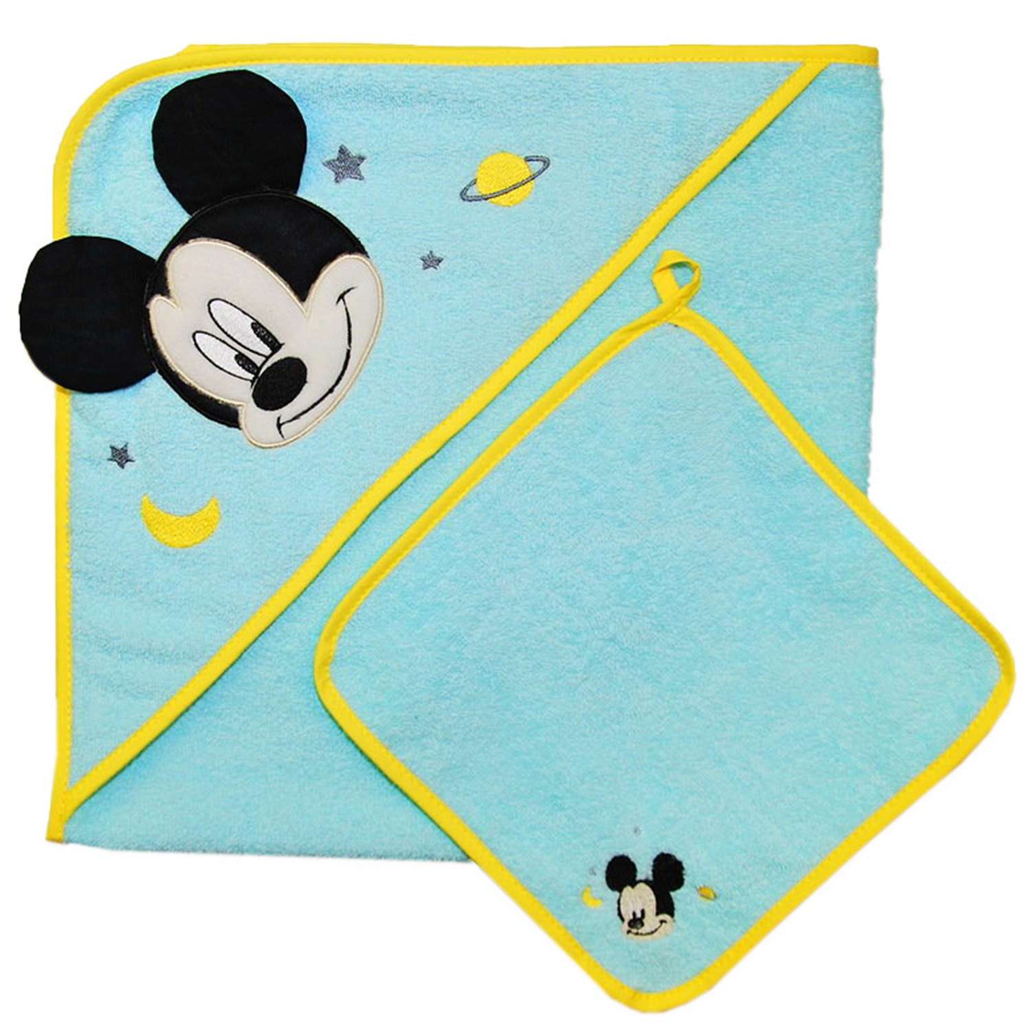 Комплект для купания Polini kids Disney baby Микки Маус 2предмета Бирюзовый - фото 1