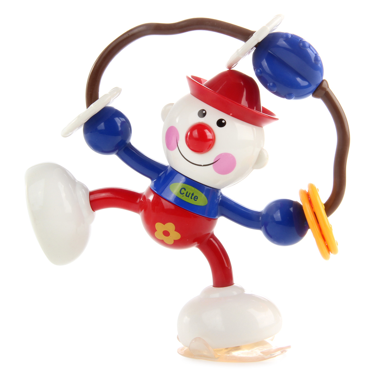 Развивающая игрушка Ути Пути клоун крутилка - фото 1