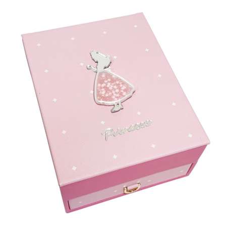Шкатулка Keyprods для ювелирных изделий принцесса розовый