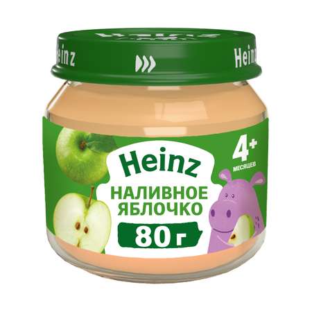 Пюре Heinz Наливное яблочко 80г с 4месяцев