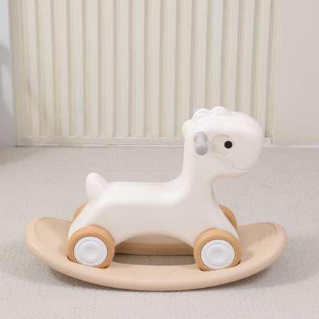 Лошадка-качалка-беговел UNIX Kids Camel до 50 кг игрушка для детей от 1 года