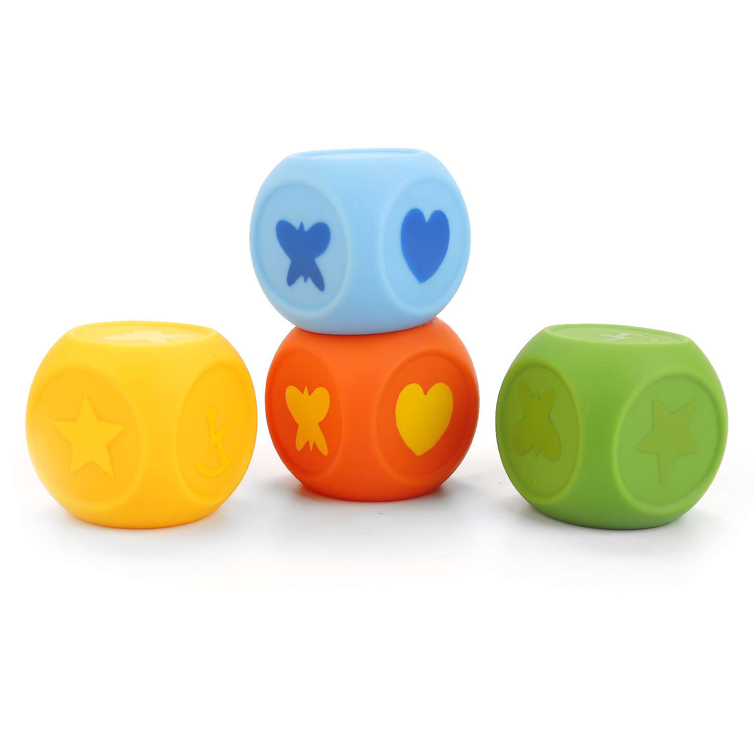 Набор Играем вместе кубы в сетке для ванны 4 игрушки - фото 3