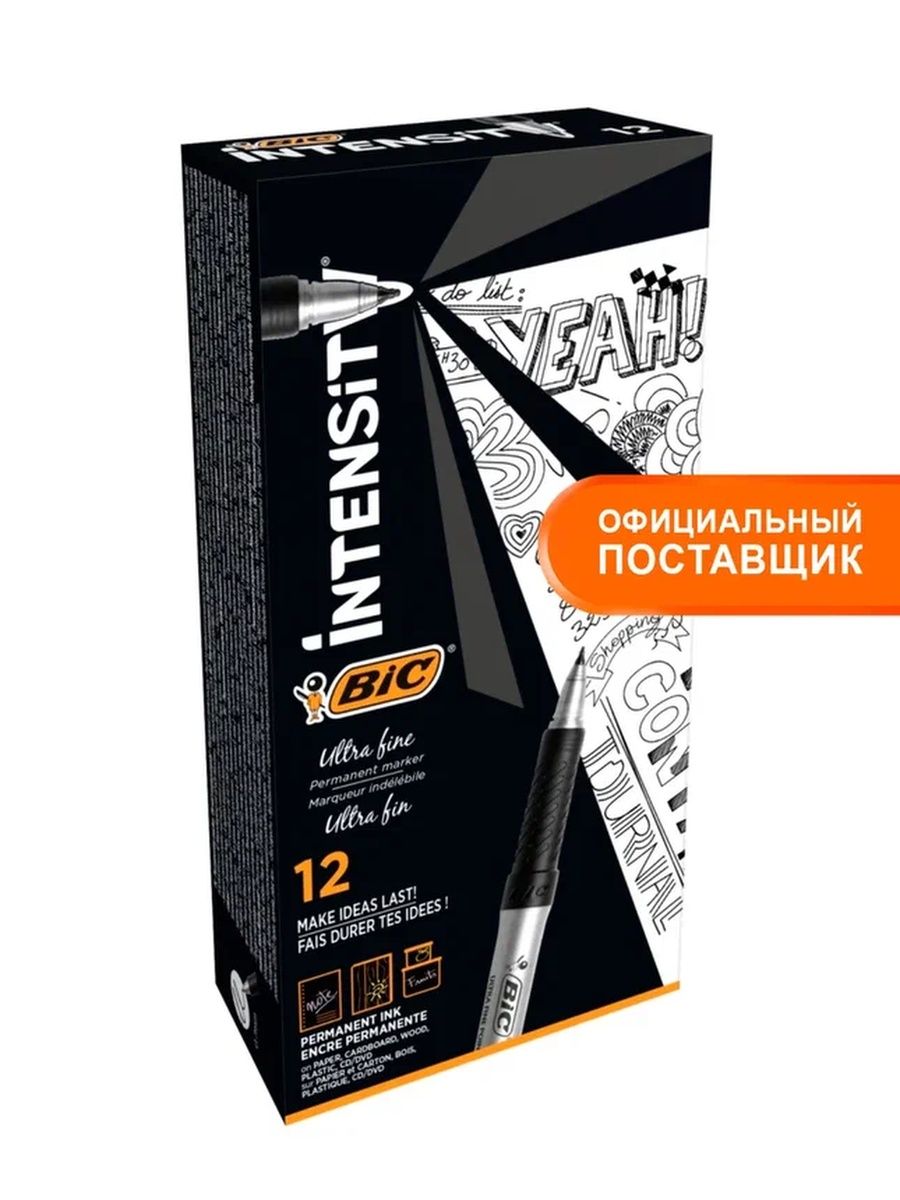 Маркеры BIC Marking Ultra Fine 12 шт - фото 2