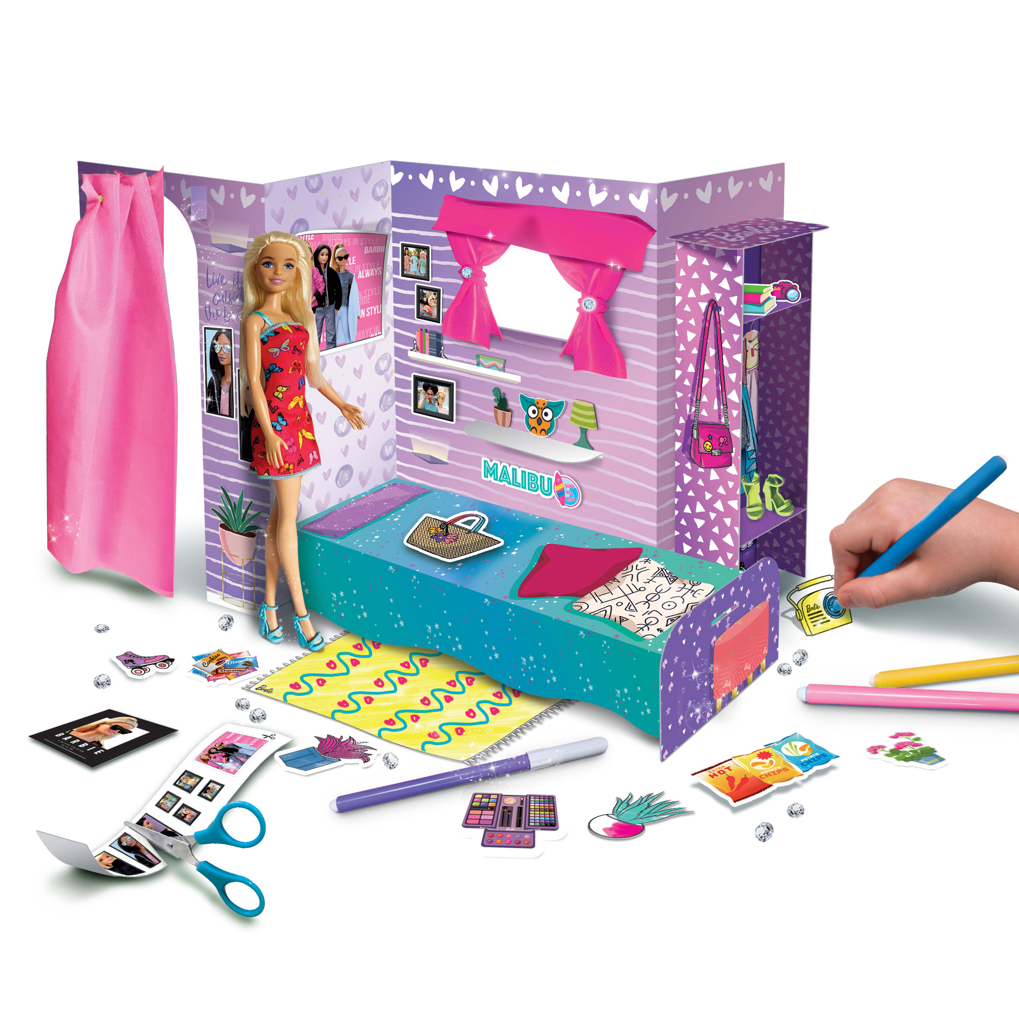 Набор Lisciani Barbie Комната студия с куклой 92000/R103737 92000/R103737 - фото 2