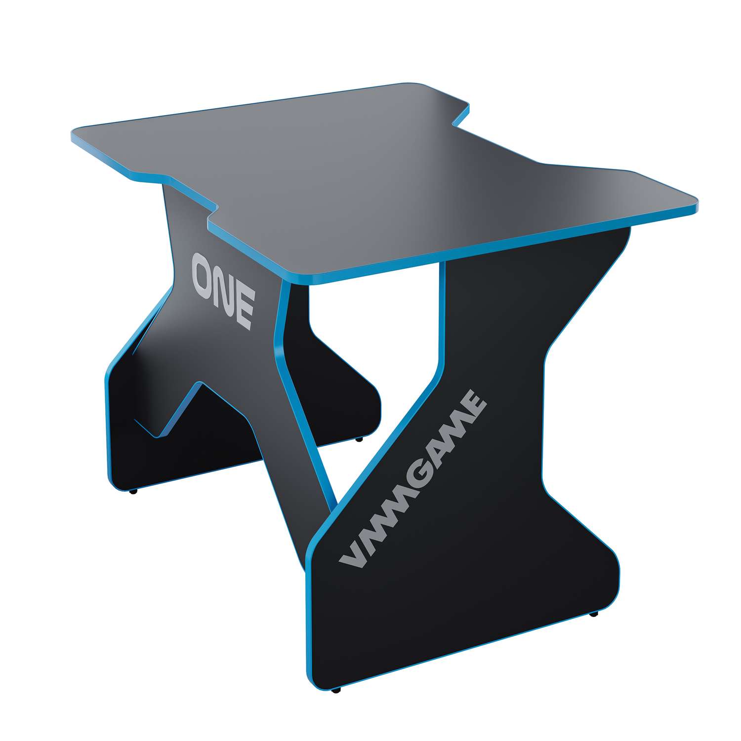 Стол VMMGAME Игровой компьютерный ONE DARK 100 BLUE - фото 1