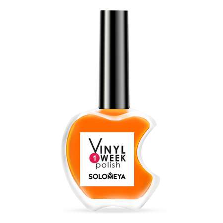 Лак для ногтей SOLOMEYA недельный Flame Orange 33 13мл