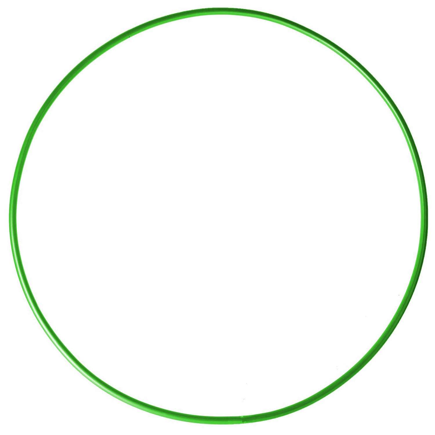 Обруч Sima-Land гимнастический. стальной. d=90 см. 900 г. цвет зелёный - фото 1