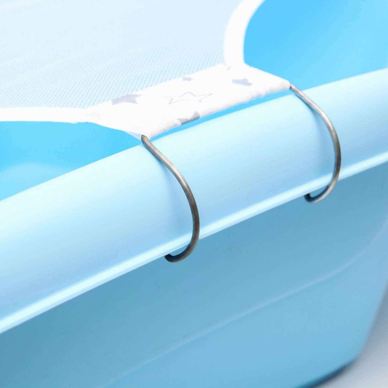 Гамак Sima-Land для купания новорожденных сетка для ванночки детской «Куп-куп» 80 cм Premium цвет белый - фото 2
